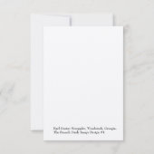 Zweigstelle - Vielen Dank, Ihr Merkkarte Dankeskarte (Rückseite)