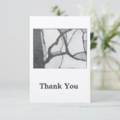 Zweigstelle - Vielen Dank, Ihr Merkkarte Dankeskarte (Stehend Vorderseite)