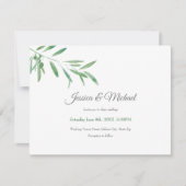 Zweigstelle Wasserfarben Einladung (Vorderseite)