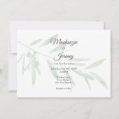 Zweigstelle Wasserfarben Einladung (Vorderseite)