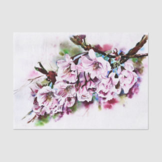 Zweigstelle Wasserfarben für Decoupage Seidenpapier