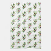 Zweigstelle Wasserfarben Geschirrtuch (Vertikal)