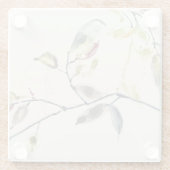 Zweigstelle Wasserfarben Glasuntersetzer (Rückseite)