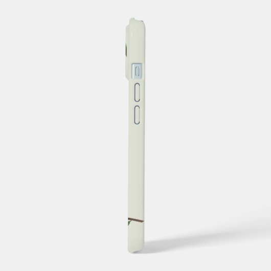 Zweigstelle Wasserfarben iPhone 15 Hülle (Linke Seite)