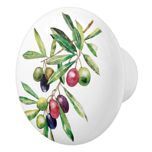 Zweigstelle Wasserfarben Keramikknauf (Rechts)