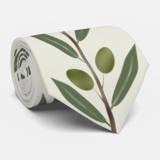 Zweigstelle Wasserfarben Krawatte (Gerollt)