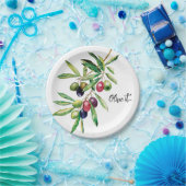 Zweigstelle Wasserfarben Pappteller (Party)