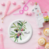 Zweigstelle Wasserfarben Pappteller (Party)