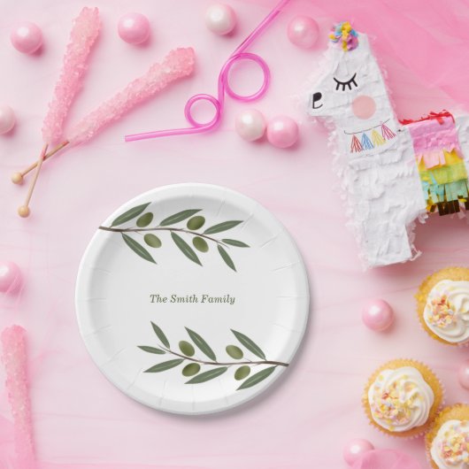 Zweigstelle Wasserfarben Pappteller (Party)