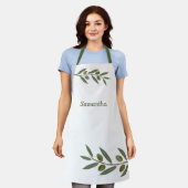 Zweigstelle Wasserfarben Schürze (Getragen)