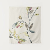 Zweigstelle Wasserfarben Wandteppich (Vorderseite)