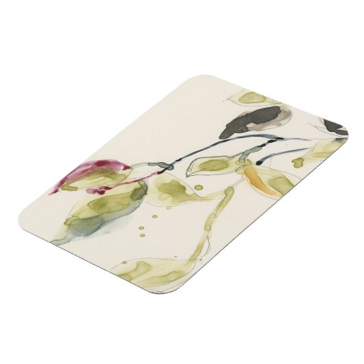 Zweigstelle Wasserfarbenleaf Triptych Magnet (Linke Seite)