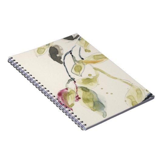 Zweigstelle Wasserfarbenleaf Triptych Notizblock (Rechte Seite)