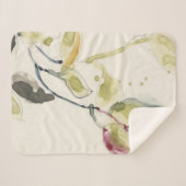 Zweigstelle Wasserfarbenleaf Triptych Sherpadecke (Vorderseite (Horizontal))