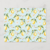 Zweigstelle Zitronen-Blume Botanische Rezeptionska (Rückseite)