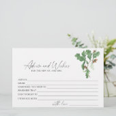 Zweigstellen - Beratung und Wünsche Brautparty Briefpapier (Stehend Vorderseite)