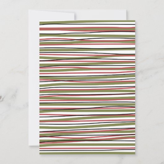 Zweigstellen der Holiday Party Whimsical Pine Tree Einladung (Rückseite)