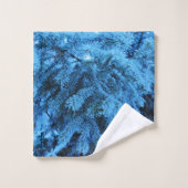 Zweigstellen des Schneewaldes Badhandtuch Set (Waschlappen)