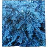 Zweigstellen des Schneewaldes Duschvorhang (Vorderseite)