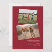 Zweigstellen für Gold Foil 3 Foto Weihnachten (Rückseite)