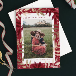 Zweigstellen für Gold Foil 3 Foto Weihnachten