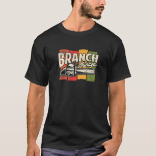 Zweigstellenmanager Vintag Lumberjack Branch Manag T-Shirt
