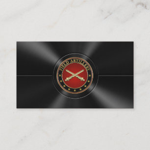 Zweigzeichen der Feldartillerie Visitenkarte