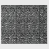 Zweiheit in Schwarzem u. im Weiß Geschenkpapier (Flach)