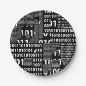 Zweiheit in Schwarzem u. im Weiß Pappteller (Vorderseite)