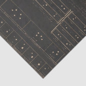 Zweiheit oder Doppelsterne Seidenpapier (Ausschnitt)