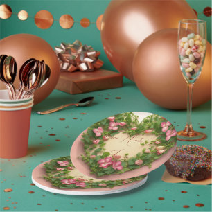 #ZweiHerzen,EineReisePapierteller Pappteller