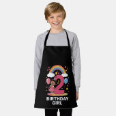 Zweijährige Geburtstagskarte Niedlich 2. Geburtsta Schürze (Getragen)