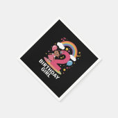 Zweijährige Geburtstagskarte Niedlich 2. Geburtsta Serviette (Ecke)