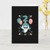 Zweijähriger Hai Karte (Gelbe Blume)