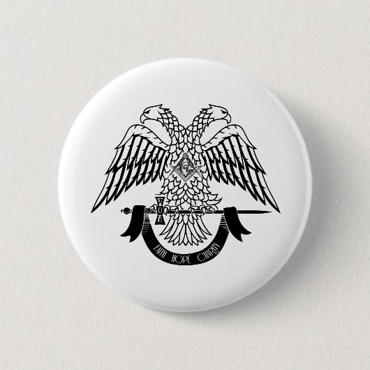 Zweikopfadler als asonisches Symbol Button (Vorderseite)