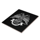 Zweikopfadler als asonisches Symbol Fliese (Seite)