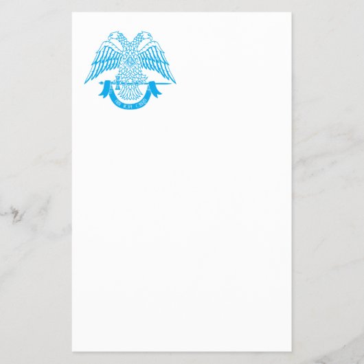 Zweikopfadler als asonisches Symbol Flyer (Vorne)