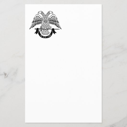 Zweikopfadler als asonisches Symbol Flyer (Vorne)