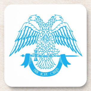 Zweikopfadler als asonisches Symbol Getränkeuntersetzer