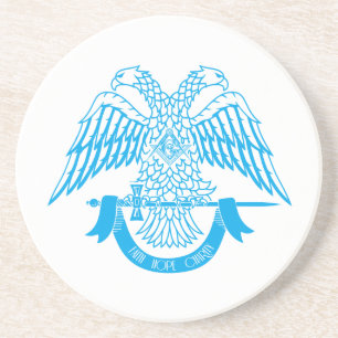Zweikopfadler als asonisches Symbol Getränkeuntersetzer