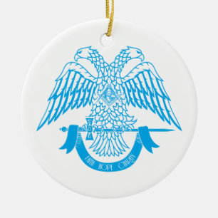 Zweikopfadler als asonisches Symbol Keramik Ornament