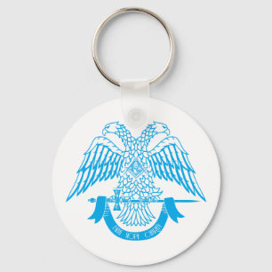 Zweikopfadler als asonisches Symbol Schlüsselanhänger