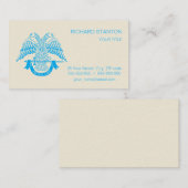 Zweikopfadler als asonisches Symbol Visitenkarte (Vorne/Hinten)