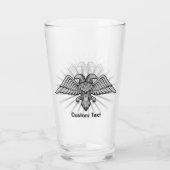 Zweiköpfiger Adler Glas (Rückseite)