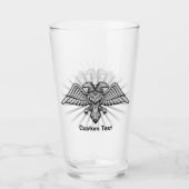 Zweiköpfiger Adler Glas (Vorderseite)