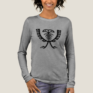 Zweiköpfiger Schwarzer Tri-Blend Shirt