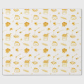 Zweimal als süße Honey Twins Geschenk Geschenkpapier (Flach)