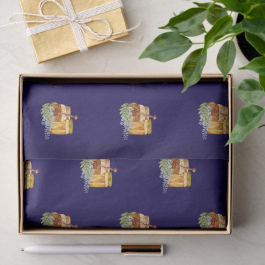 Zweimal als Sweet Twin Honey Jars Seidenpapier (Geschenk)