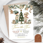 Zweimal die lustige kleine Elf gemeinsame Geburtst Einladung