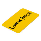 Zweimal für Motorräder aussehen Magnet (Linke Seite)